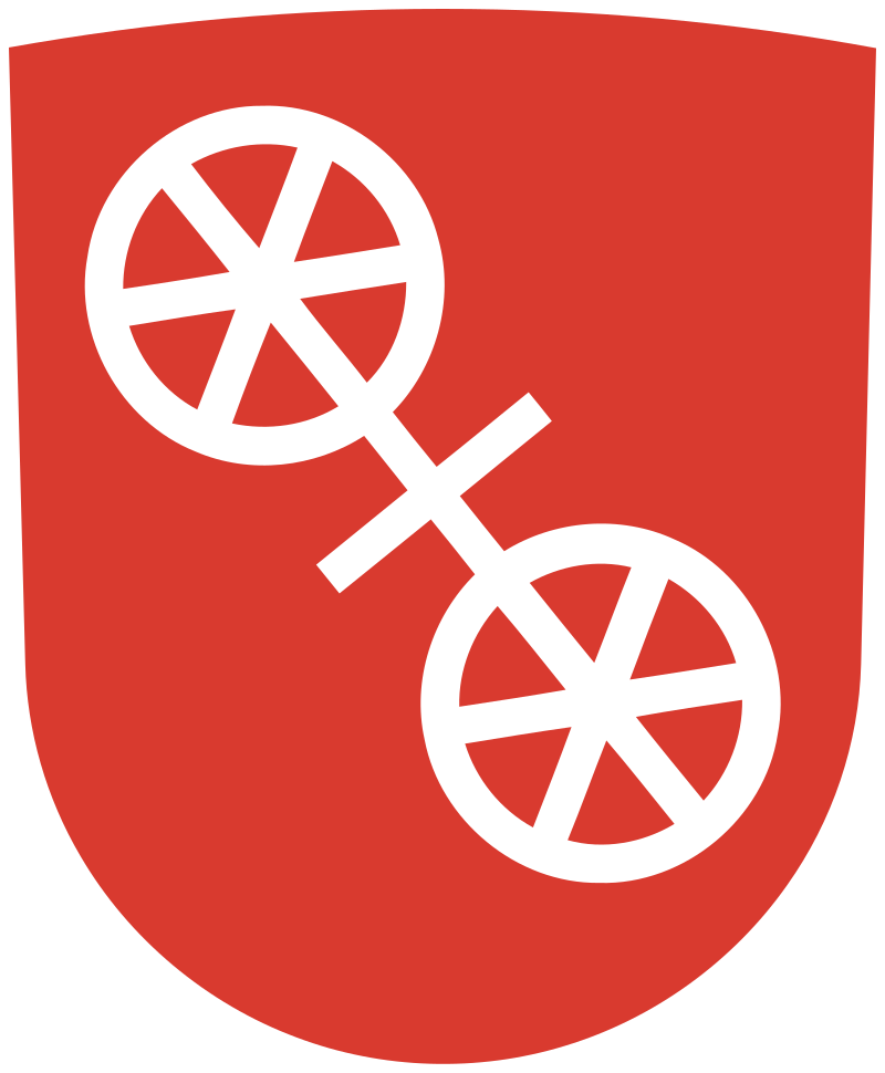Wappen der Stadt Mainz, in seiner Darstellung seit 2008